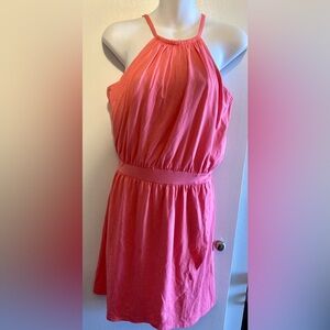 Cynthia Rowley Coral Halter Dress